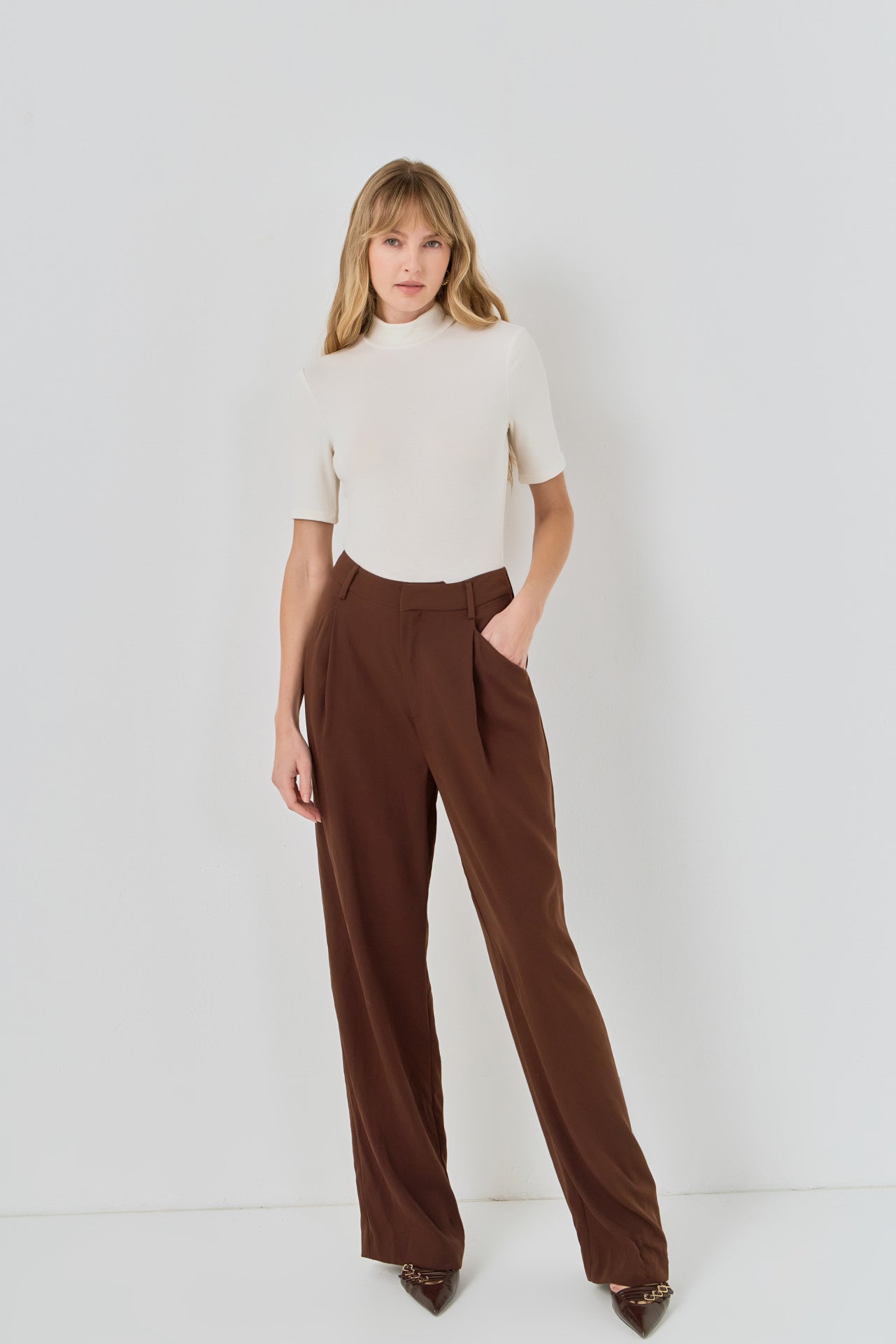 Soft Mock Neck Bodysuit