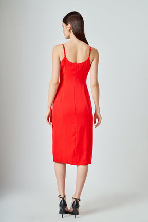 ENDLESS ROSE - Cascading Ruffle Dress - DRESSES available at Objectrare