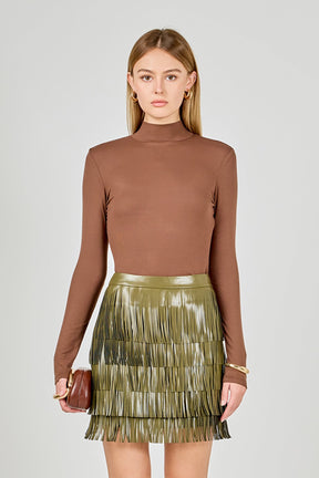 ENDLESS ROSE - Turtle Neck Top - TOPS available at Objectrare