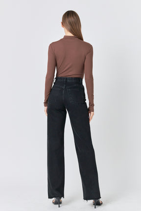 ENDLESS ROSE - Turtle Neck Top - TOPS available at Objectrare