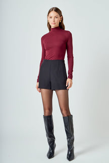 ENDLESS ROSE - Turtle Neck Top - TOPS available at Objectrare