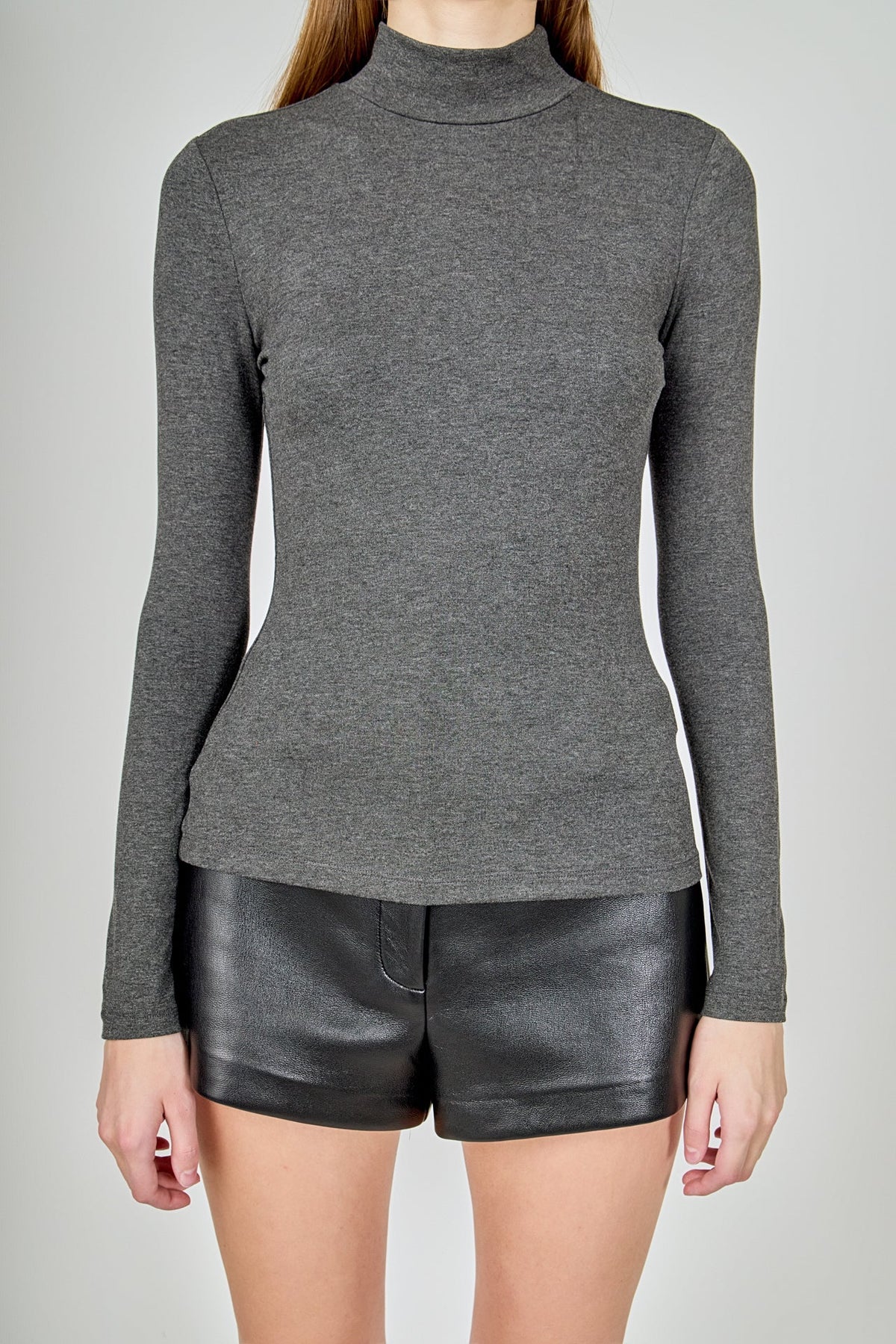 ENDLESS ROSE - Turtle Neck Top - TOPS available at Objectrare