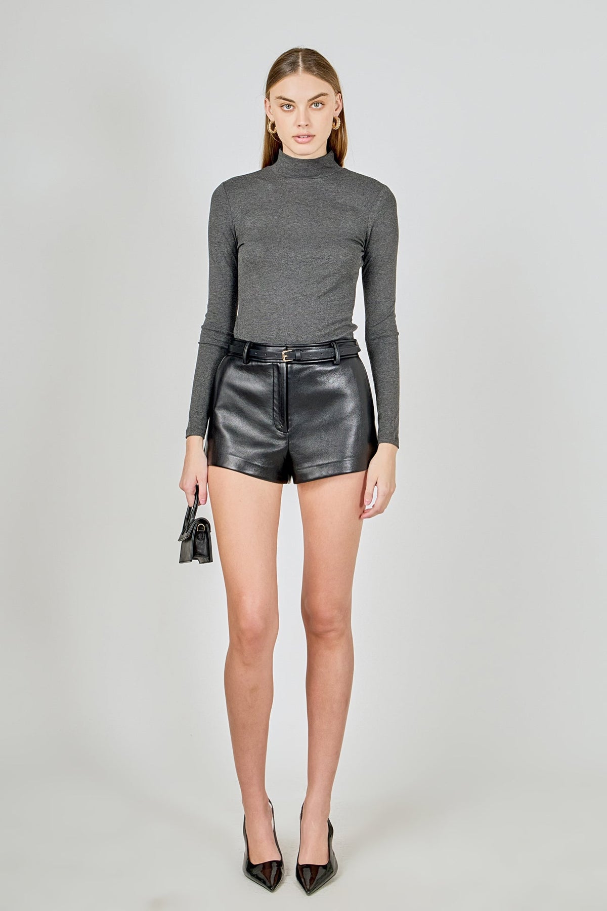 ENDLESS ROSE - Turtle Neck Top - TOPS available at Objectrare