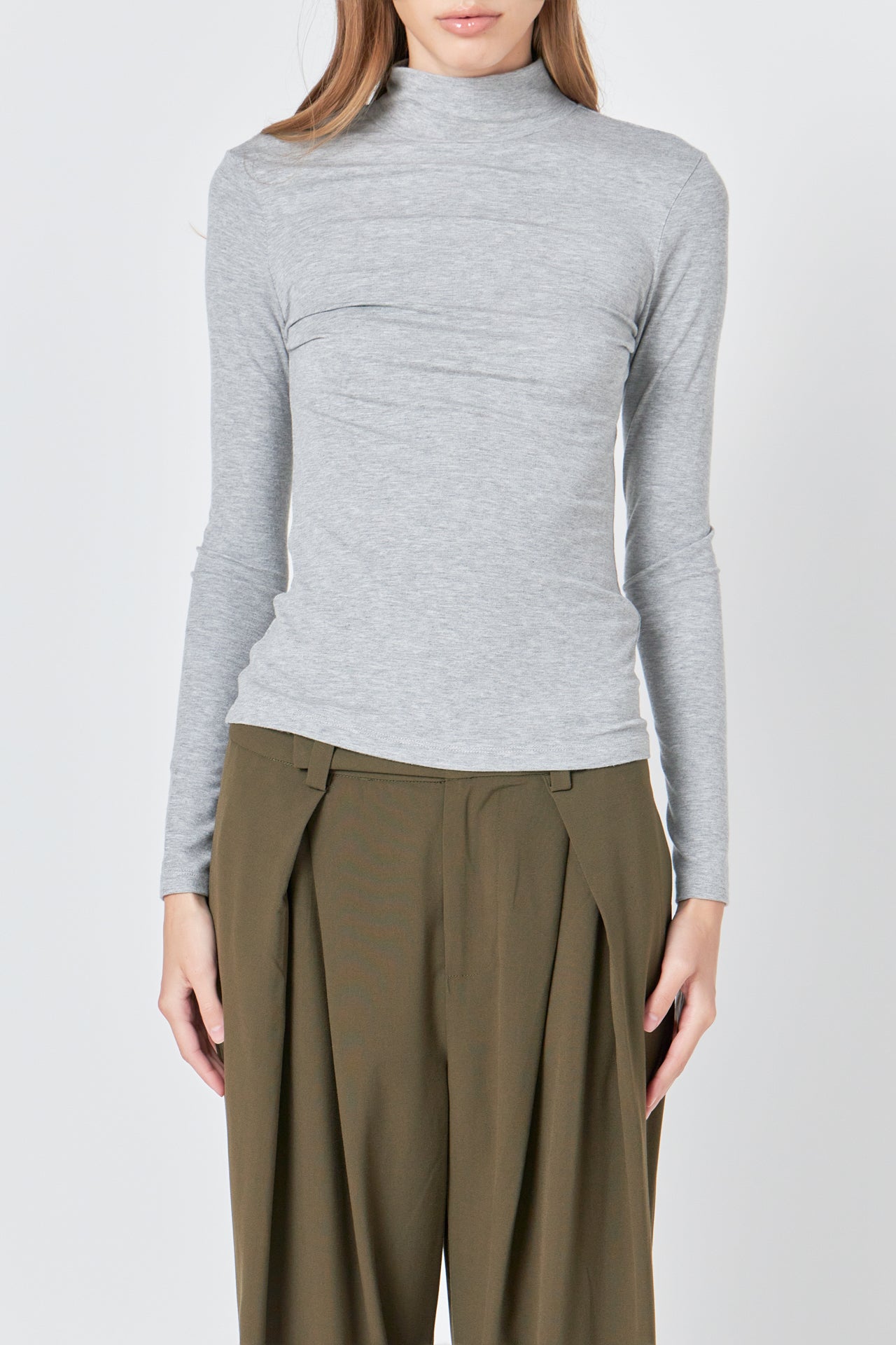 ENDLESS ROSE - Turtle Neck Top - TOPS available at Objectrare