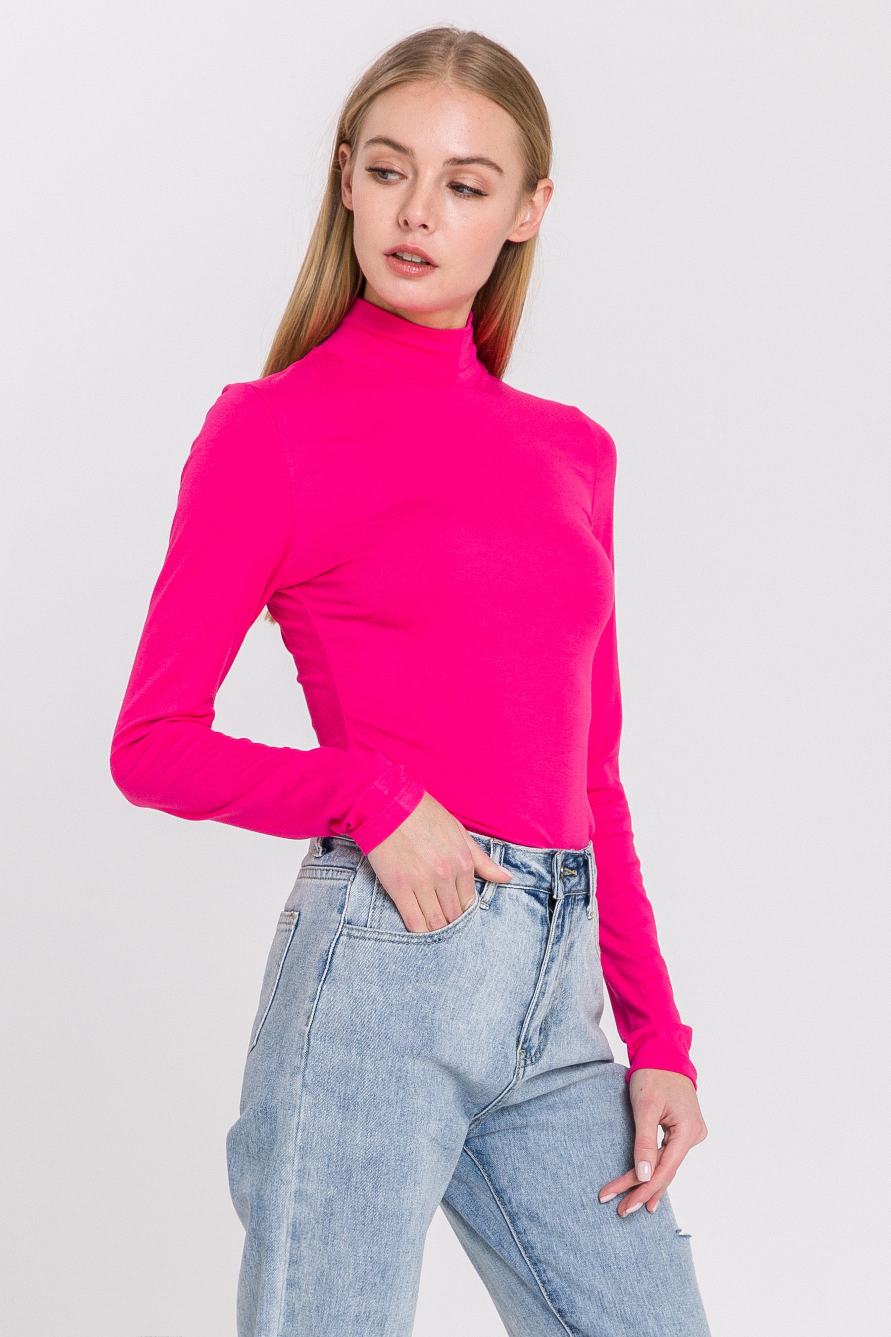 ENDLESS ROSE - Turtle Neck Top - TOPS available at Objectrare