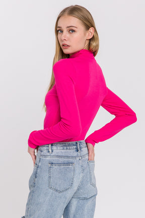 ENDLESS ROSE - Turtle Neck Top - TOPS available at Objectrare