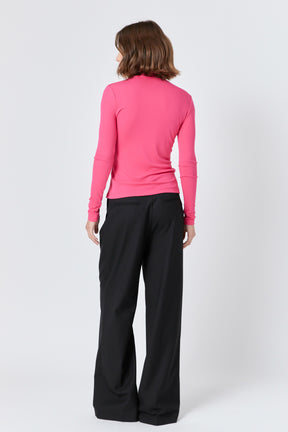 ENDLESS ROSE - Turtle Neck Top - TOPS available at Objectrare