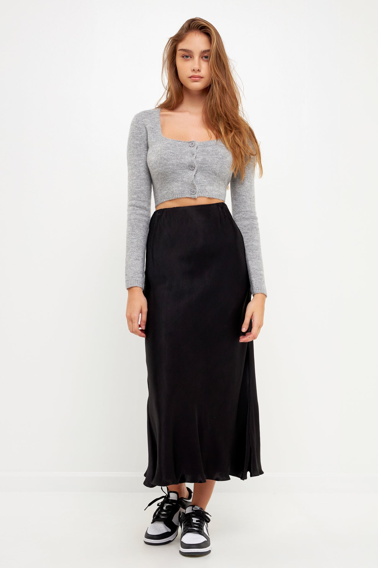Satin Maxi Skirt