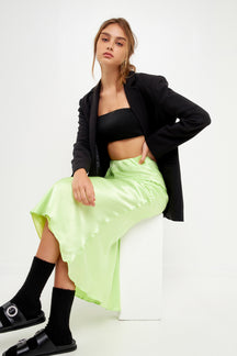 Satin Maxi Skirt