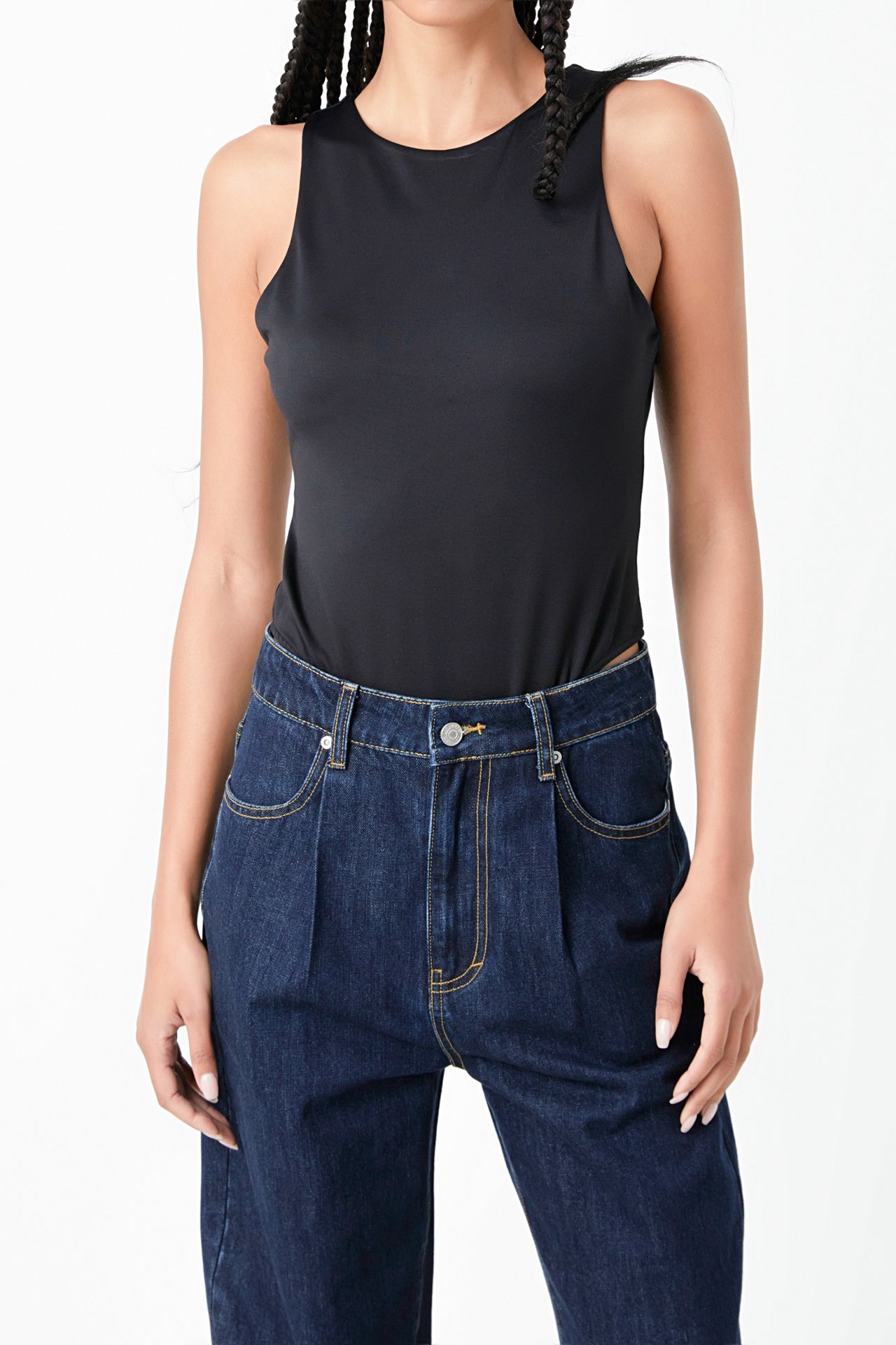 GREY LAB - Solid Body Suit - TOPS available at Objectrare