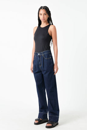 GREY LAB - Solid Body Suit - TOPS available at Objectrare