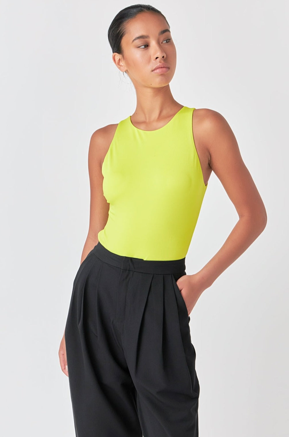 GREY LAB - Solid Body Suit - BODYSUIT available at Objectrare