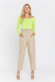 ENDLESS ROSE - See Through Yoke Sweater - SWEATERS & KNITS available at Objectrare