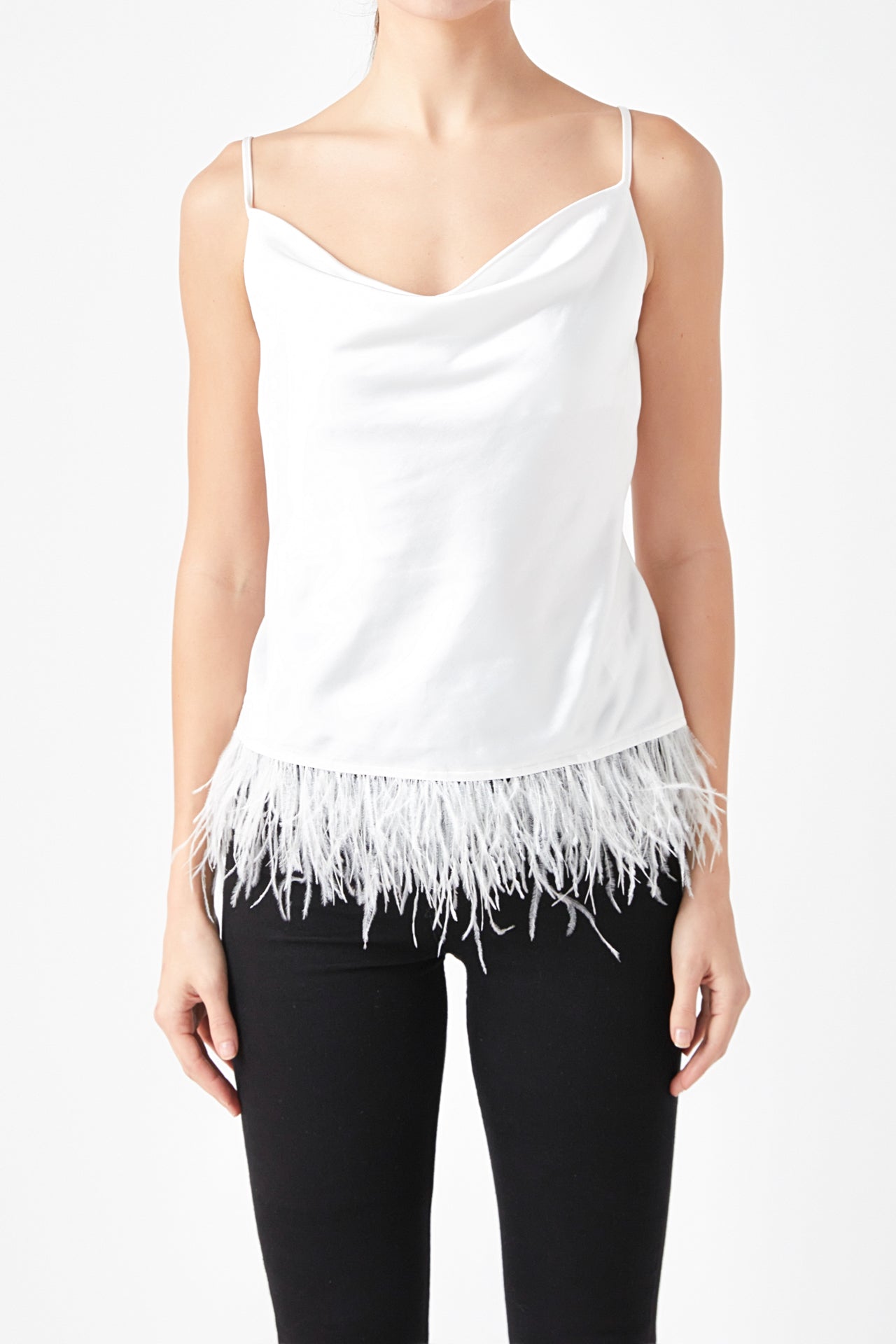 Buy Feathers Satin Elements Cami Online