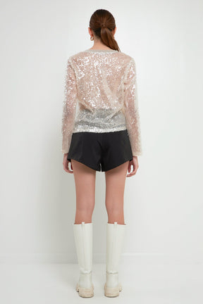 GREY LAB - High Waisted Balloon Shorts - SHORTS available at Objectrare