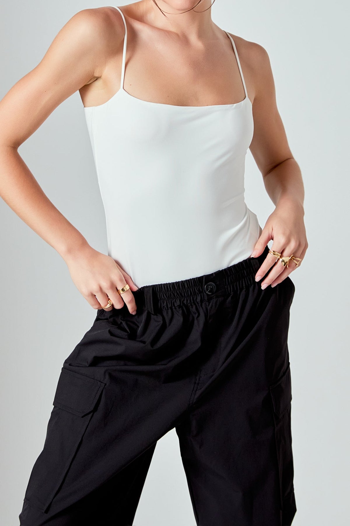 GREY LAB - Soft Cami Bodysuit - BODYSUIT available at Objectrare