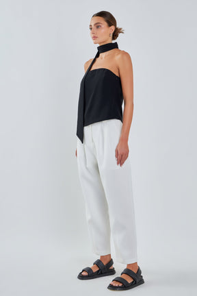 GREY LAB - Choker Tie Top - TOPS available at Objectrare
