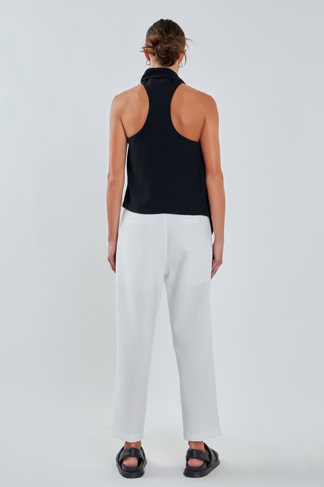 GREY LAB - Choker Tie Top - TOPS available at Objectrare