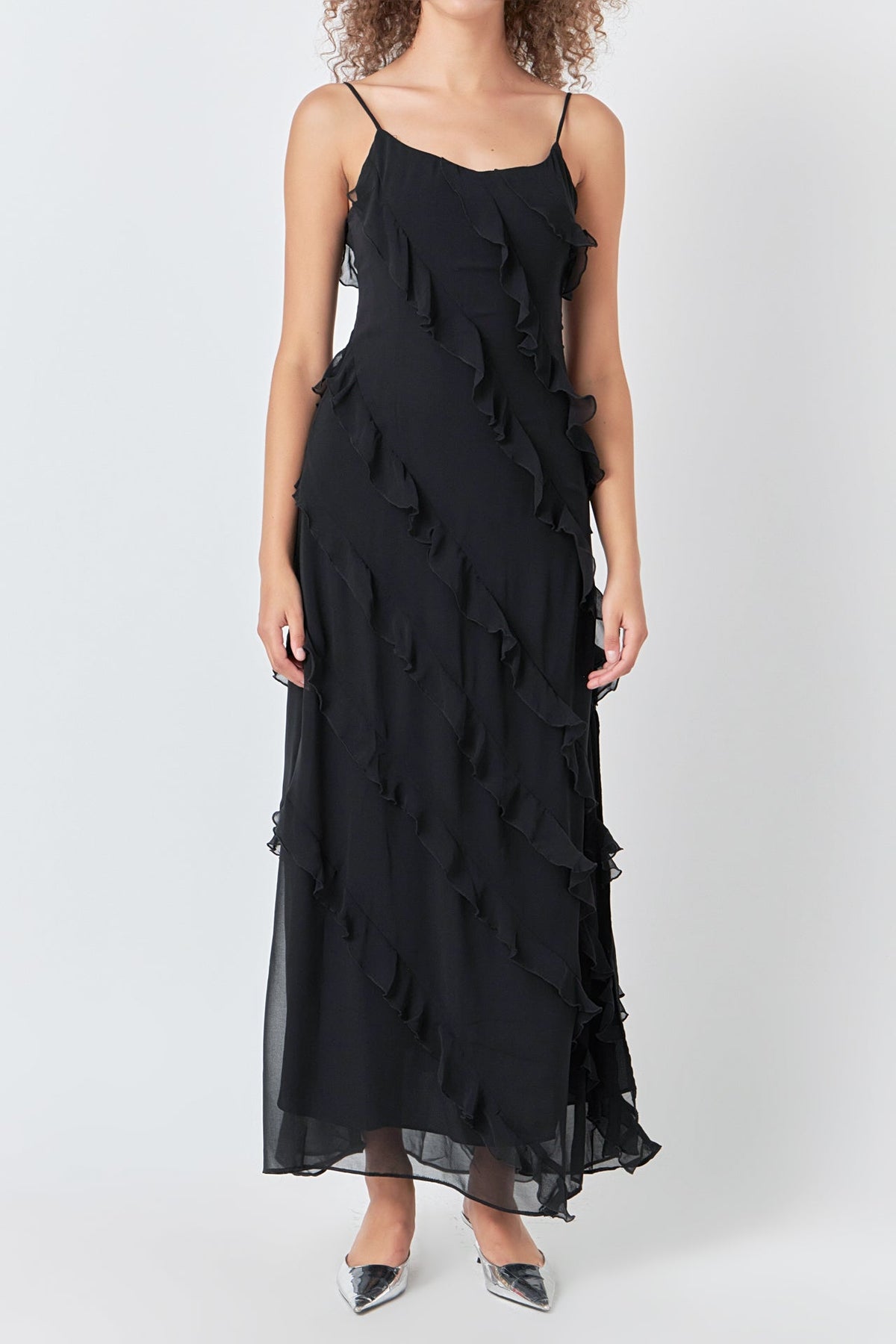 ENDLESS ROSE - Slip Ruffled Dress - DRESSES available at Objectrare