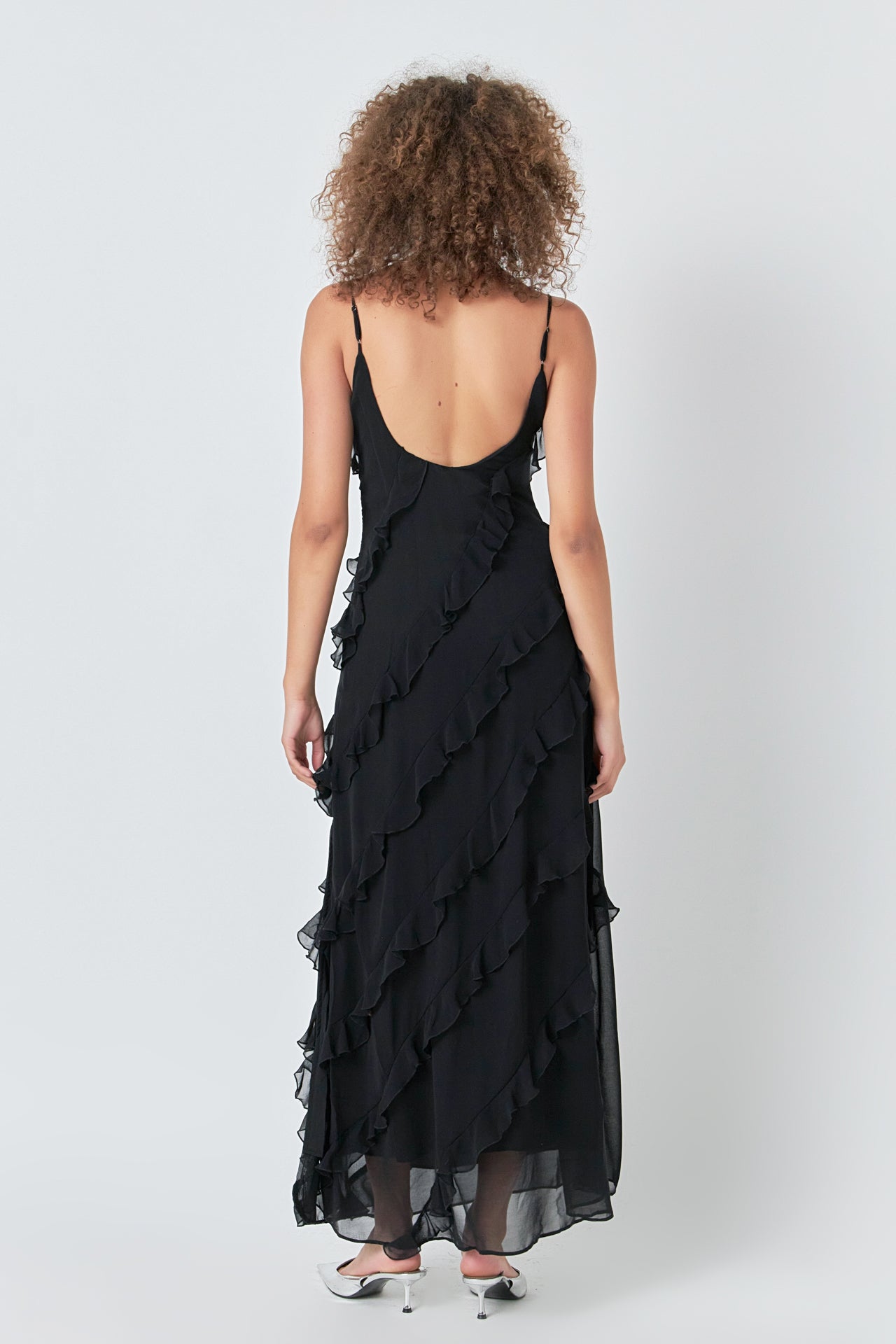 ENDLESS ROSE - Slip Ruffled Dress - DRESSES available at Objectrare