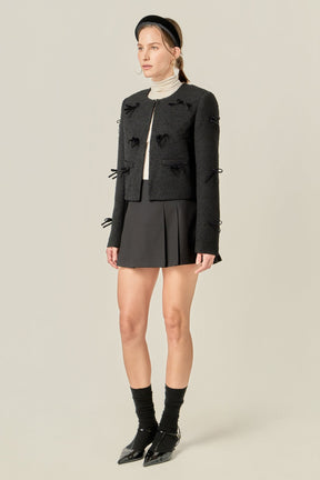 ENGLISH FACTORY - Pleated Mid Rise Skorts - SKORTS available at Objectrare