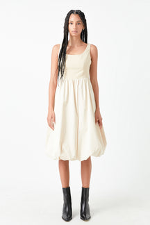 GREY LAB - Combination Midi Dress - DRESSES available at Objectrare