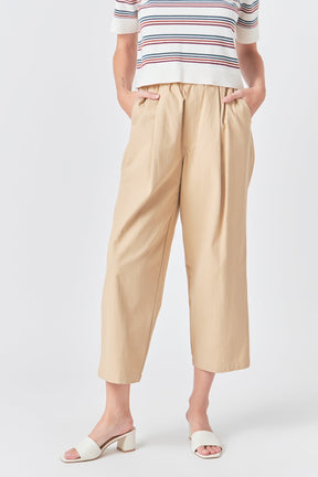 GREY LAB - Grey Lab - Wide Fit Cropped Pants - PANTS available at Objectrare