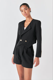 GREY LAB - Vest Style Loose Blazer - BLAZERS available at Objectrare