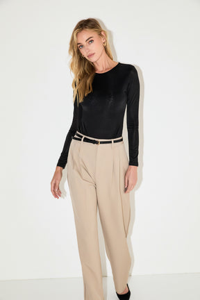 GREY LAB - Long Sleeve Soft Bodysuit - TOPS available at Objectrare