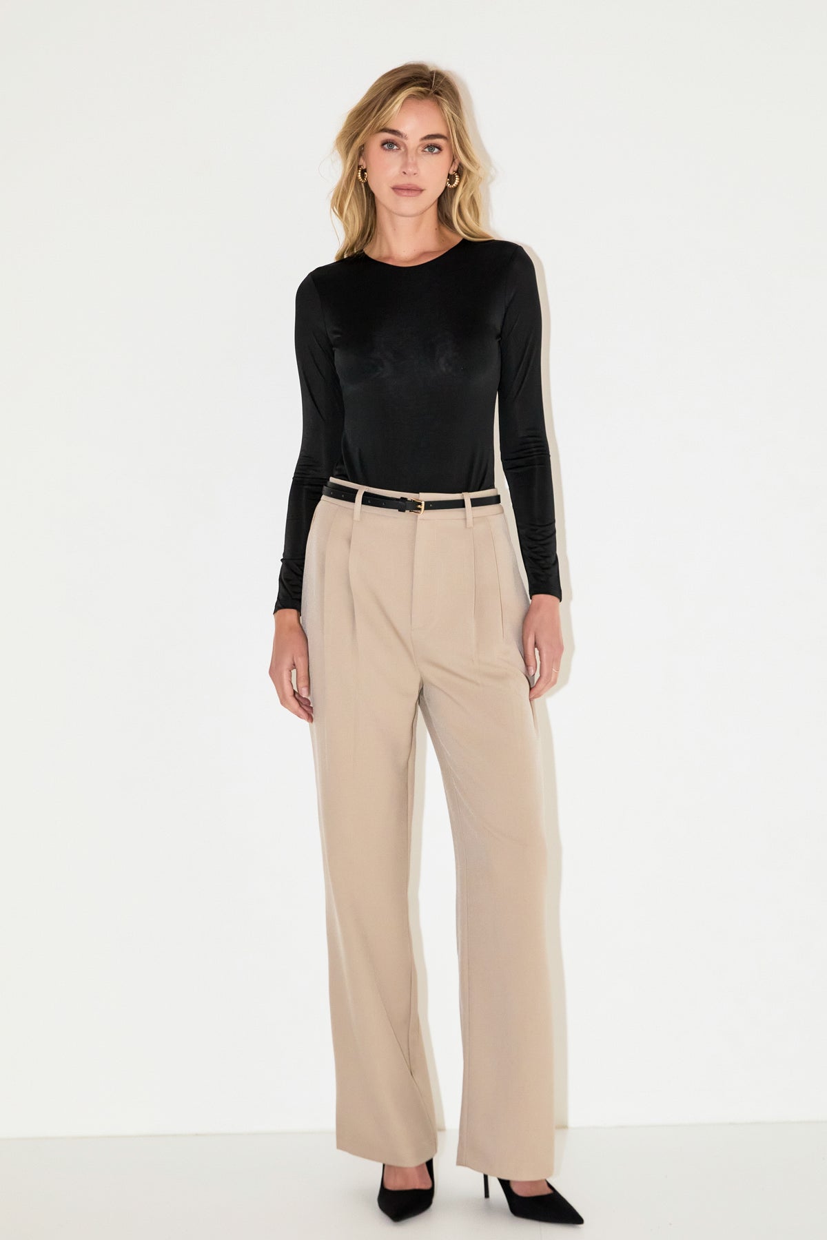 GREY LAB - Long Sleeve Soft Bodysuit - TOPS available at Objectrare