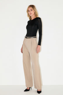 GREY LAB - Pleated Wide Trousers - PANTS available at Objectrare