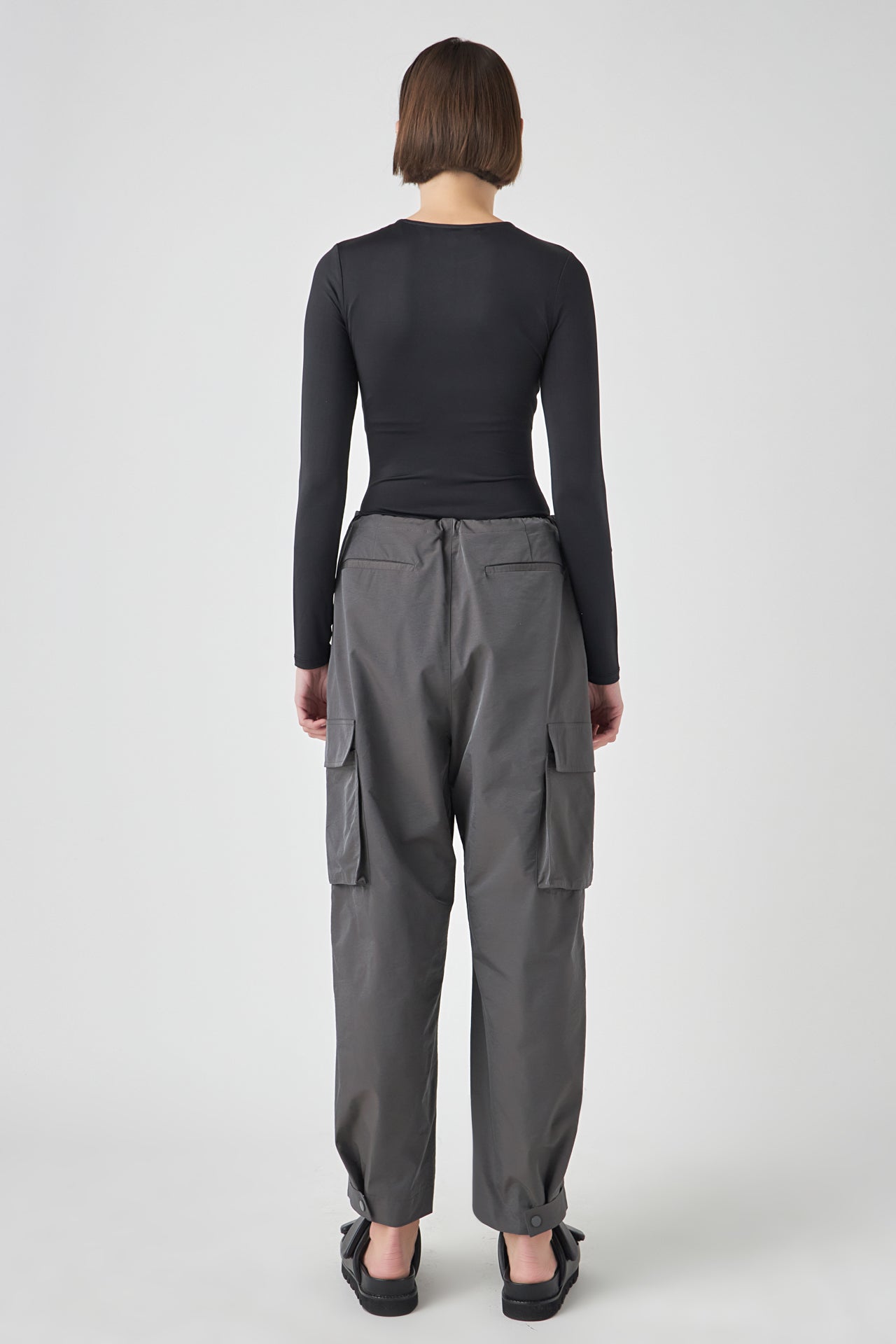 GREY LAB - Long Sleeve Soft Bodysuit - BODYSUIT available at Objectrare