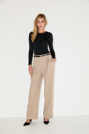 GREY LAB - Pleated Wide Trousers - PANTS available at Objectrare