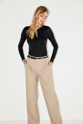 GREY LAB - Long Sleeve Soft Bodysuit - TOPS available at Objectrare