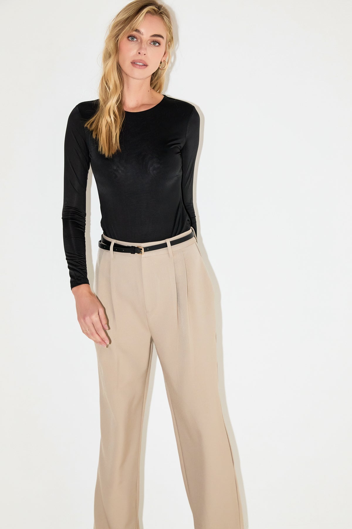 GREY LAB - Long Sleeve Soft Bodysuit - TOPS available at Objectrare
