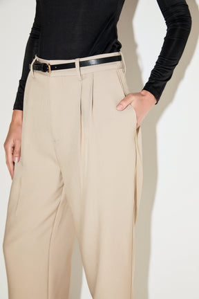 GREY LAB - Pleated Wide Trousers - PANTS available at Objectrare