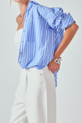 Striped Oversized Shirt