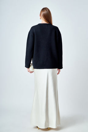 ENDLESS ROSE - Floral Button Down Cardigan - SWEATERS & KNITS available at Objectrare