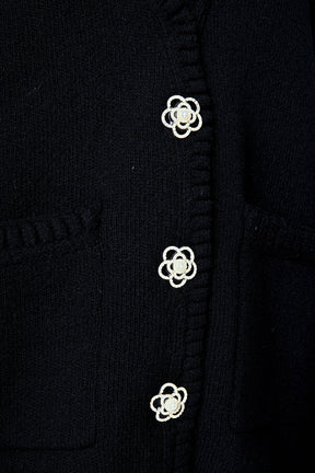 ENDLESS ROSE - Floral Button Down Cardigan - SWEATERS & KNITS available at Objectrare