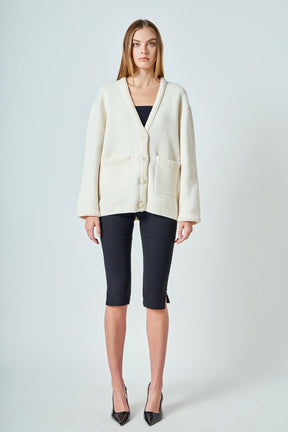 ENDLESS ROSE - Floral Button Down Cardigan - SWEATERS & KNITS available at Objectrare