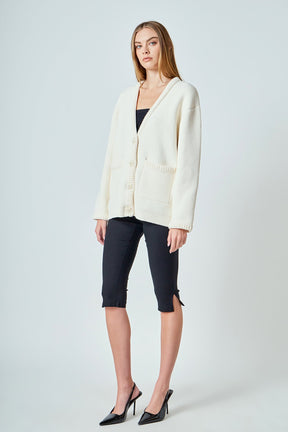 ENDLESS ROSE - Floral Button Down Cardigan - SWEATERS & KNITS available at Objectrare