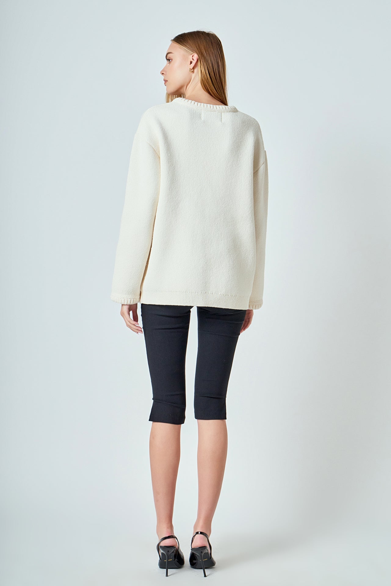 ENDLESS ROSE - Floral Button Down Cardigan - SWEATERS & KNITS available at Objectrare