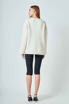 ENDLESS ROSE - Floral Button Down Cardigan - SWEATERS & KNITS available at Objectrare