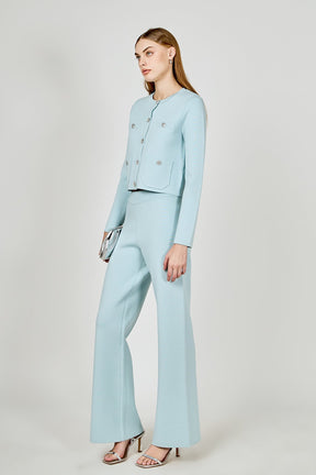 ENDLESS ROSE - Knit Long Sleeve Cardigan with Pockets - SWEATERS & KNITS available at Objectrare