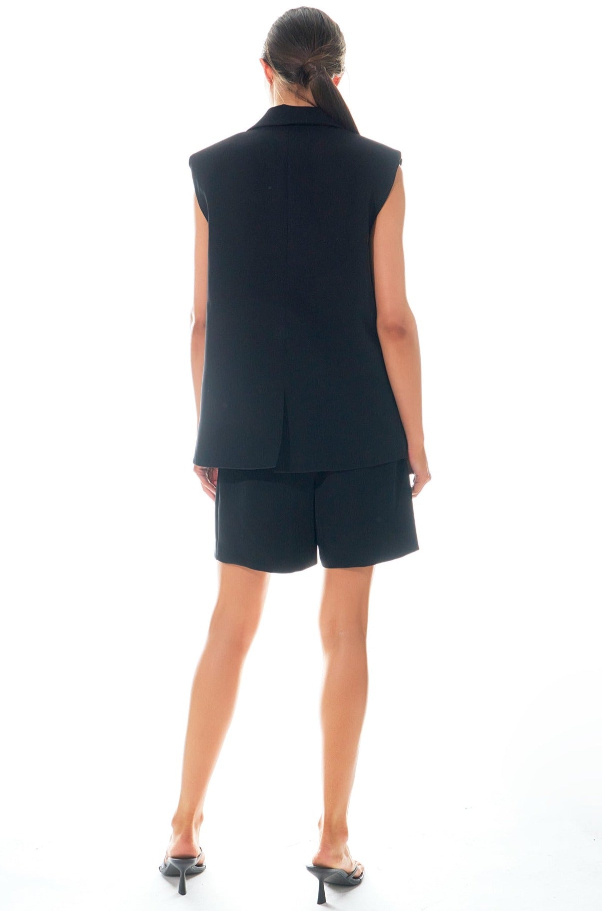 GREY LAB - Oversized Blazer Vest - VESTS available at Objectrare