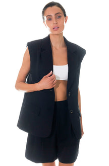 GREY LAB - Grey Lab - Oversized Blazer Vest - VESTS available at Objectrare