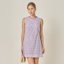 ENGLISH FACTORY - Marina Crochet Lace Mini Dress - DRESSES available at Objectrare
