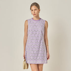 ENGLISH FACTORY - Marina Crochet Lace Mini Dress - DRESSES available at Objectrare
