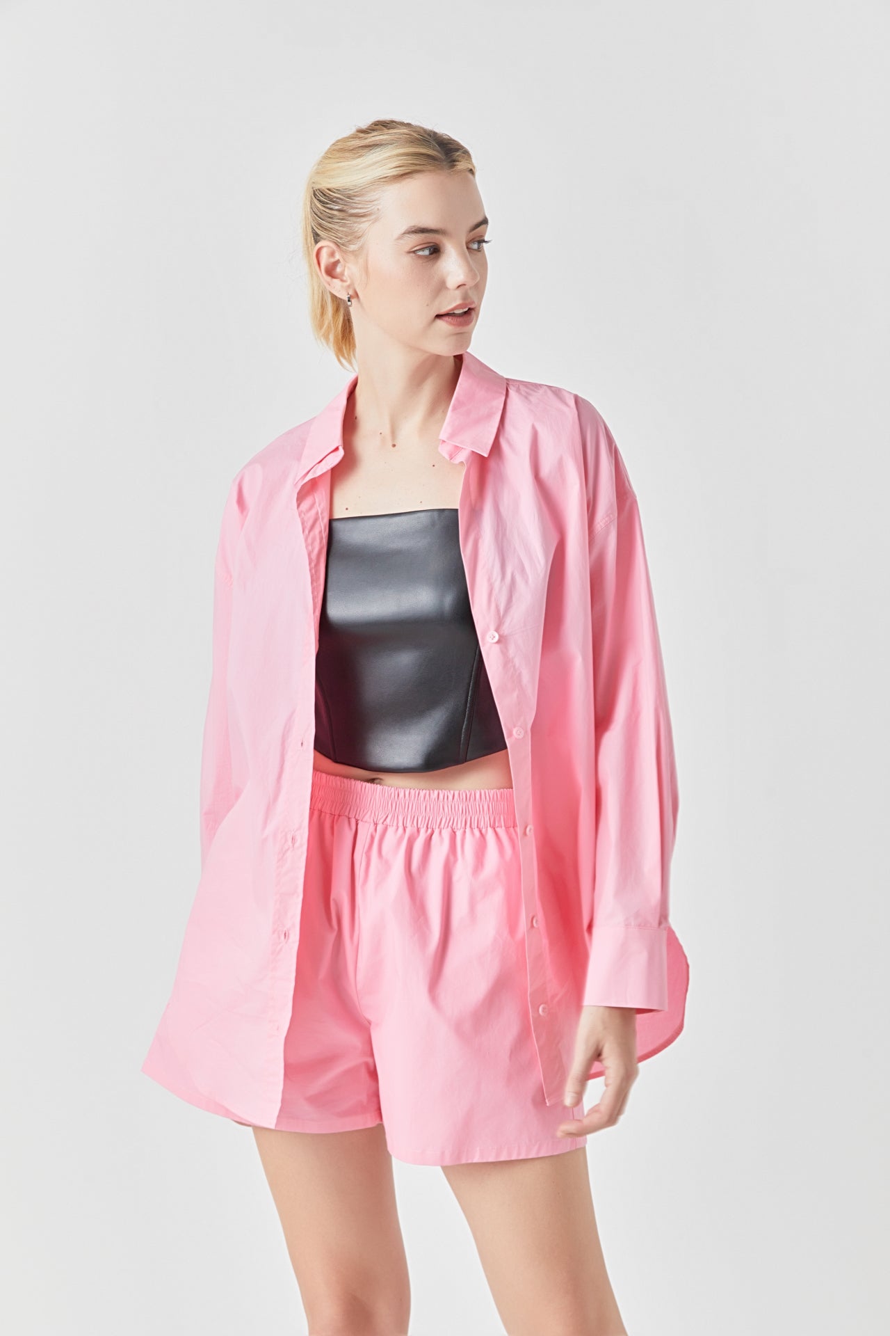 GREY LAB - Oversize Collared Shirt - TOPS available at Objectrare