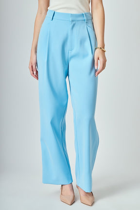 ENDLESS ROSE - High-Waisted Suit Trousers - PANTS available at Objectrare